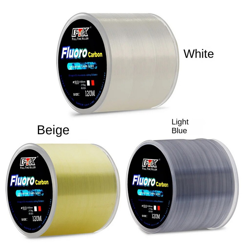 120M pintas fluorokarbono dengimo valas Hilo Trenzado Multifilamento De Pesca флюрокарбоновая леска плетеная рыболовная