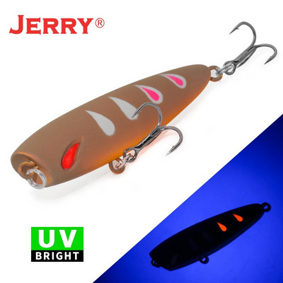 Jerry Stopper Topwater Popper mamci za mikrofishing Slatkovodna pastrva Bas Umjetni mamci 5 cm 4,3 g Plutajući plastični UV mamci