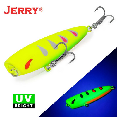 Jerry Stopper Topwater Popper mamci za mikrofishing Slatkovodna pastrva Bas Umjetni mamci 5 cm 4,3 g Plutajući plastični UV mamci