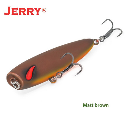 Jerry Stopper Topwater Popper mamci za mikrofishing Slatkovodna pastrva Bas Umjetni mamci 5 cm 4,3 g Plutajući plastični UV mamci