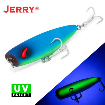 Jerry Stopper Topwater Popper mamci za mikrofishing Slatkovodna pastrva Bas Umjetni mamci 5 cm 4,3 g Plutajući plastični UV mamci