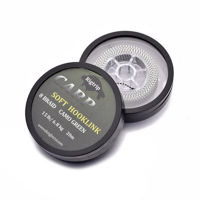 20 m karpių žūklės valas, minkštas kabliukas, 8 sruogų nepadengtas pynimo valas 15LB/25LB/35LB karpių riedmenų sraigtasparnio šerdis