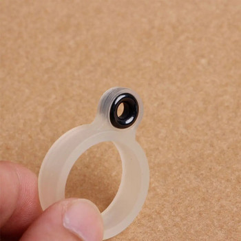 14 τμχ Ανθεκτικό διαφορετικού μεγέθους Σιλικόνη O Ring Eye Κεραμικό δαχτυλίδι Ψαρέμα συρμάτινο δαχτυλίδι μύτη επισκευής κιτ Fishing Line