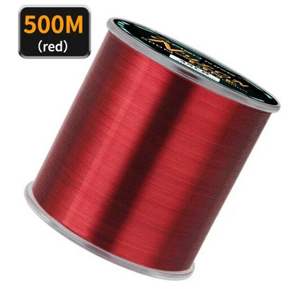 Linie de pescuit super puternică 300M 500M Linie de nailon Linie monofilament Linie de scufundare Pescuit la crap pentru accesorii de pescuit