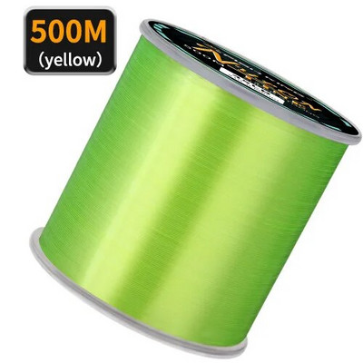 Linie de pescuit super puternică 300M 500M Linie de nailon Linie monofilament Linie de scufundare Pescuit la crap pentru accesorii de pescuit