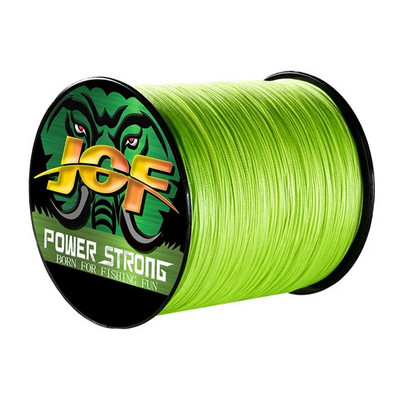 JOF Braided Line X4 100/300m 6 Color All For Fishing Line MaxDrag 85LB Multifilament PE Line for Saltwater Sea Fishing
