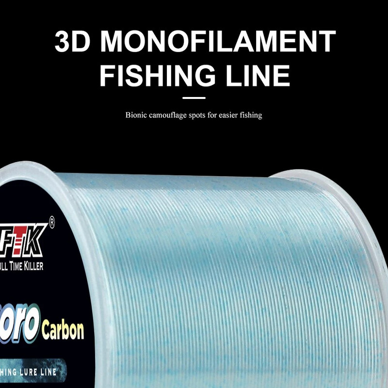 Fish Line 120m Fluorocarbon Coating 3D Monofilament Invisible Blonic Spot Super jak mekani najlon Otporan na habanje