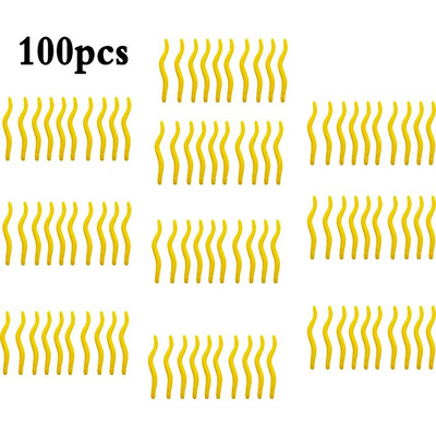 20PCS-100pcs Realističan crveni crv Meki mamac Kišna glista ledeni zimski ribolov Silikonski umjetni mamac Riblji škampi Dodatak bas šaran