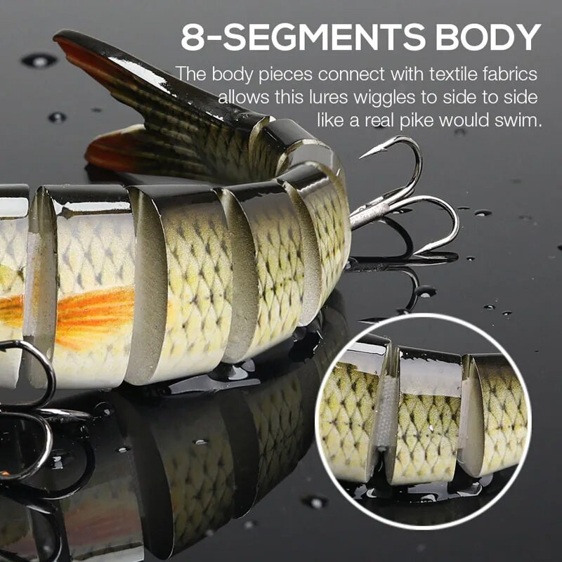 Fishing Lures Multi Jointed Swimbait Crank Bait Slow Sinking Bionic Artificial Bait Γλυκό νερό Θαλασσινό νερό Πέστροφα Bass Fishing Acce