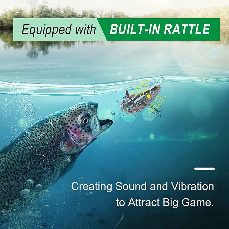 Fishing Lures Multi Jointed Swimbait Crank Bait Slow Sinking Bionic Artificial Bait Γλυκό νερό Θαλασσινό νερό Πέστροφα Bass Fishing Acce