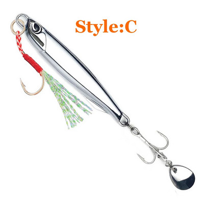 Ribolovna varalica Metalna lijevana šablona Rotirajuća žlica 7/10/15/20/ Shore Casting Jigging Riba brancin Mamac za pecanje Umjetni mamac