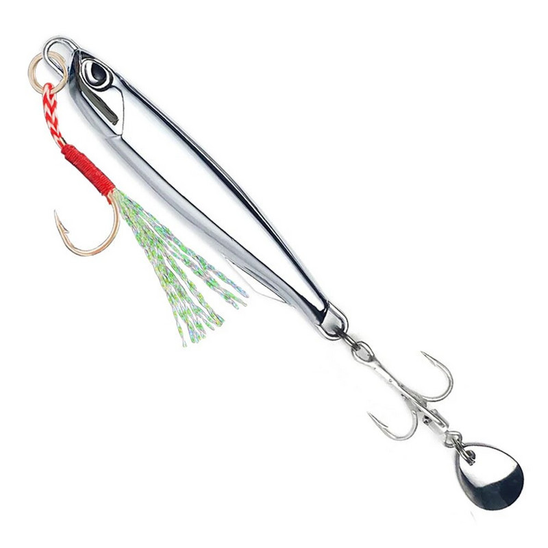 Ribolovna varalica Metalna lijevana šablona Rotirajuća žlica 7/10/15/20/ Shore Casting Jigging Riba brancin Mamac za pecanje Umjetni mamac
