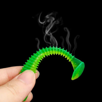 10 τμχ/Παρτίδα Soft Lures Silicone Worms Δολώματα 5cm 6cm 7,5cm Jigging Wobblers Fishing Lures Τεχνητά μαγιό για μπάσο με κυπρίνο