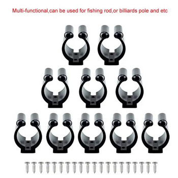 Κλιπ για καλάμια ψαρέματος Επιτοίχια βάσεις για καλάμι ψαρέματος Κλιπ εντοπισμού για καλάμι ψαρέματος ράφι αποθήκευσης ανθεκτικό και ρυθμιζόμενο για χρήση