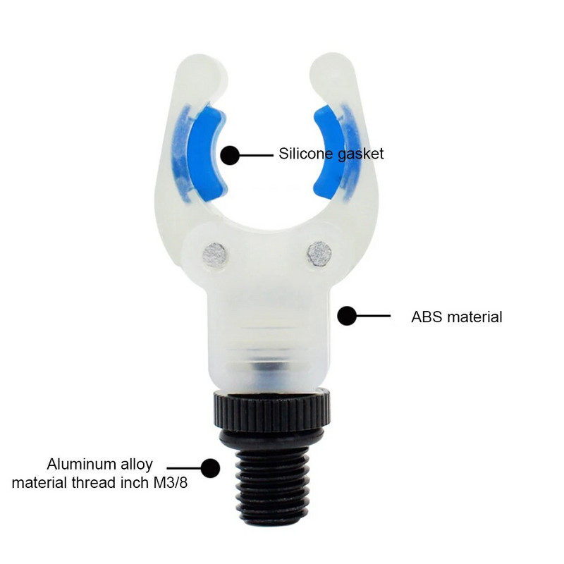 Karpkala õngeritva tugipea U-kujuline õngeritva kronsteini pea Kaasaskantav hoidikuklambrite jaoks, õngeritva hoidmine