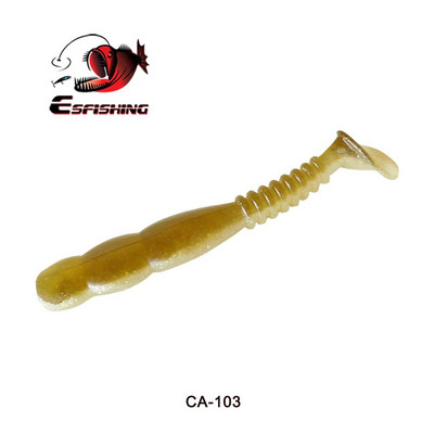 ESFISHING Rock Viber Shad 50 mm 95 mm 115 mm Rock Shiner Sea Soft Baits Pesca Umjetni silikon Isca mamci za ribolov