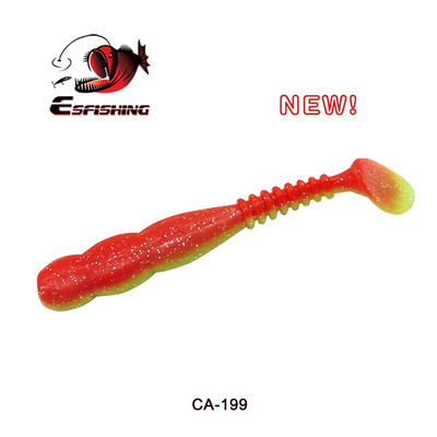 ESFISHING Rock Viber Shad 50 mm 95 mm 115 mm Rock Shiner Sea Soft Baits Pesca Umjetni silikon Isca mamci za ribolov