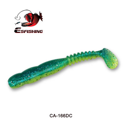 ESFISHING Rock Viber Shad 50 mm 95 mm 115 mm Rock Shiner Sea Soft Baits Pesca Umjetni silikon Isca mamci za ribolov