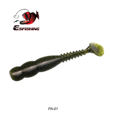 ESFISHING Rock Viber Shad 50 mm 95 mm 115 mm Rock Shiner Sea Soft Baits Pesca Umjetni silikon Isca mamci za ribolov
