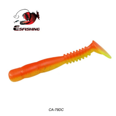 ESFISHING Rock Viber Shad 50 mm 95 mm 115 mm Rock Shiner Sea Soft Baits Pesca Umjetni silikon Isca mamci za ribolov