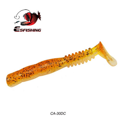 ESFISHING Rock Viber Shad 50 mm 95 mm 115 mm Rock Shiner Sea Soft Baits Pesca Umjetni silikon Isca mamci za ribolov