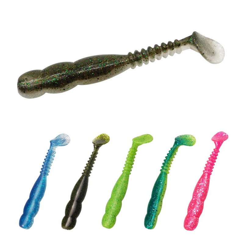 ESFISHING Rock Viber Shad 50 mm 95 mm 115 mm Rock Shiner Sea Soft Baits Pesca Umjetni silikon Isca mamci za ribolov