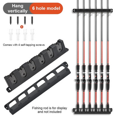 Luya stabu plaukts Zivju stabu plaukta novietojums plaukts displeja uzglabāšanas statīvs, statīvs pie sienas, rokas stienis jūras staba sienas stiprinājuma ierīce
