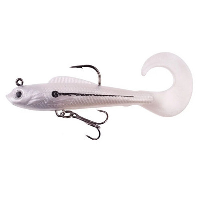 Mīkstas ēsmas makšķerēšanas mānekļi 80 mm/14 g 90 mm/9,5 g mākslīgi grimstoši peldēšanas lāpstiņas astes džiga galvas makšķerēšanas piederumi. Preces jūras asariem