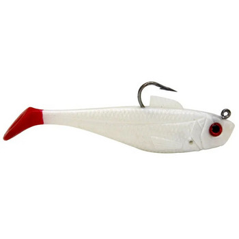 ALASICKA 5/8,5/11,5cm Head Soft Bait T tail Wobbler Fishing Lure Pesca Carp Bass Artificial Rubber Bait Swimbait Fishing Tackle
