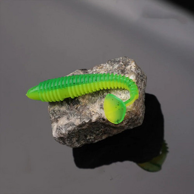 5 tk Pehme söödaga püügilant 55/65/75 mm 1,3/2,2/4g kunstlik liikuv ujumisaeru aeru saba silikoonist usside kalapüügitarbed