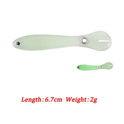 Mīkstās ēsmas bioniskās makšķerēšanas māneklis mākslīgais silikona izspēles māneklis atlēciens kustīga ēsma zvejas preces jūras piederumiem bass līdakas saldūdens