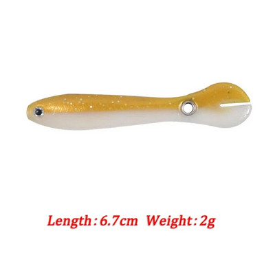 Mīkstās ēsmas bioniskās makšķerēšanas māneklis mākslīgais silikona izspēles māneklis atlēciens kustīga ēsma zvejas preces jūras piederumiem bass līdakas saldūdens