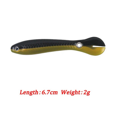 Mīkstās ēsmas bioniskās makšķerēšanas māneklis mākslīgais silikona izspēles māneklis atlēciens kustīga ēsma zvejas preces jūras piederumiem bass līdakas saldūdens