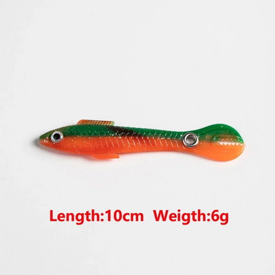 Mīkstās ēsmas bioniskās makšķerēšanas māneklis mākslīgais silikona izspēles māneklis atlēciens kustīga ēsma zvejas preces jūras piederumiem bass līdakas saldūdens