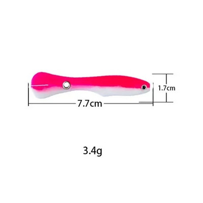 Mīkstās ēsmas bioniskās makšķerēšanas māneklis mākslīgais silikona izspēles māneklis atlēciens kustīga ēsma zvejas preces jūras piederumiem bass līdakas saldūdens