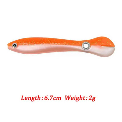 Mīkstās ēsmas bioniskās makšķerēšanas māneklis mākslīgais silikona izspēles māneklis atlēciens kustīga ēsma zvejas preces jūras piederumiem bass līdakas saldūdens