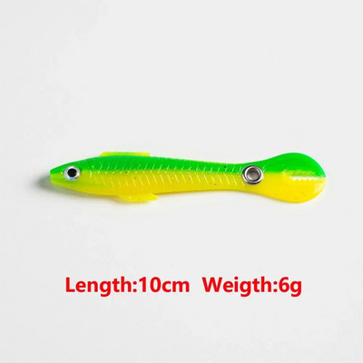 Mīkstās ēsmas bioniskās makšķerēšanas māneklis mākslīgais silikona izspēles māneklis atlēciens kustīga ēsma zvejas preces jūras piederumiem bass līdakas saldūdens