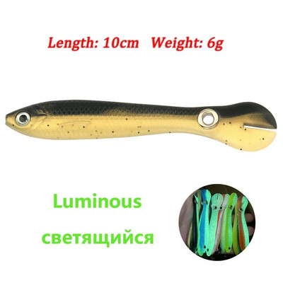 Mīkstās ēsmas bioniskās makšķerēšanas māneklis mākslīgais silikona izspēles māneklis atlēciens kustīga ēsma zvejas preces jūras piederumiem bass līdakas saldūdens