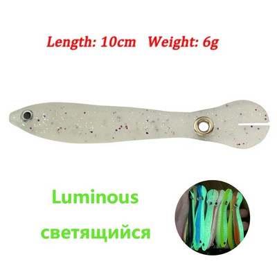 Mīkstās ēsmas bioniskās makšķerēšanas māneklis mākslīgais silikona izspēles māneklis atlēciens kustīga ēsma zvejas preces jūras piederumiem bass līdakas saldūdens