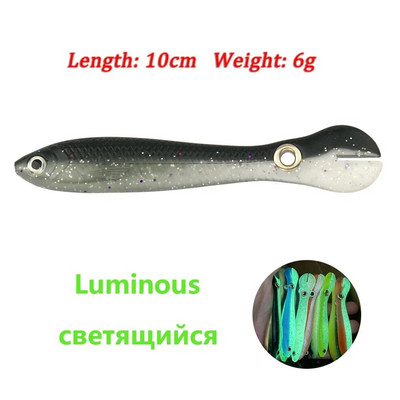 Mīkstās ēsmas bioniskās makšķerēšanas māneklis mākslīgais silikona izspēles māneklis atlēciens kustīga ēsma zvejas preces jūras piederumiem bass līdakas saldūdens