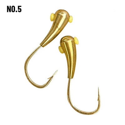 5 τεμάχια/Παρτίδα Jig Lead Head Γάντζοι ψαρέματος από ανοξείδωτο ατσάλι Αγκαθωτό αναποδογυρισμένο άγκιστρο Τεχνητό αγκάθι πλάτης Jigging Bait Sharp Lure Tools
