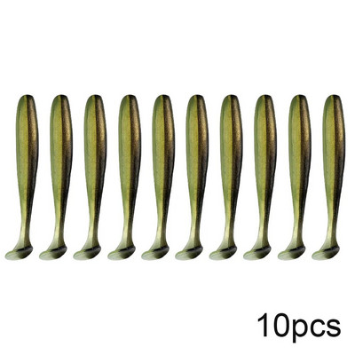 QXO 10pcs/Lot Soft Lures Silicone Bait 7cm 2g Προϊόντα για ψάρεμα Θαλασσινό ψάρεμα Pva Swimbait Wobblers Artificial Tackle