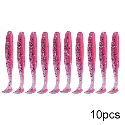 QXO 10pcs/Lot Soft Lures Silicone Bait 7cm 2g Προϊόντα για ψάρεμα Θαλασσινό ψάρεμα Pva Swimbait Wobblers Artificial Tackle