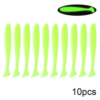 QXO 10pcs/Lot Soft Lures Silicone Bait 7cm 2g Προϊόντα για ψάρεμα Θαλασσινό ψάρεμα Pva Swimbait Wobblers Artificial Tackle