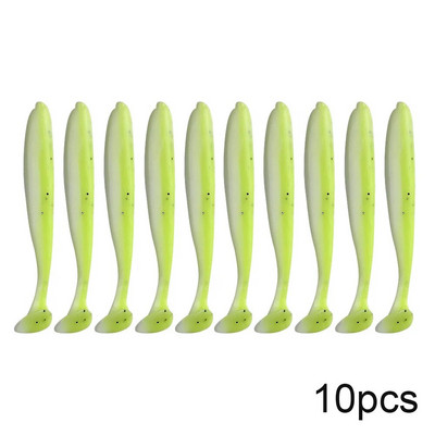 QXO 10pcs/Lot Soft Lures Silicone Bait 7cm 2g Προϊόντα για ψάρεμα Θαλασσινό ψάρεμα Pva Swimbait Wobblers Artificial Tackle