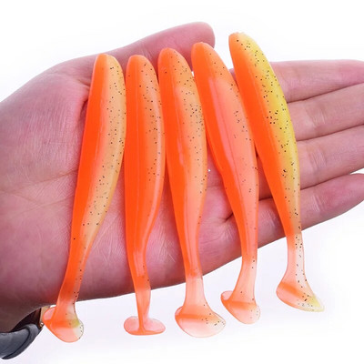 Proleurre Shad Worm mīkstā ēsma 95 mm 75 mm 50 mm T astes vobleri makšķerēšanas mānekļi, bass līdakas mākslīgā silikona peldēšana