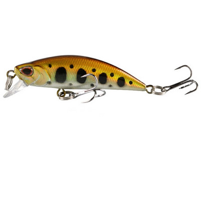 mini uppuvad Minnow voblerid 5,5 cm 5g forell Tehisplastist kõva sööt Jerkbait Crankbait Bass kalastustarbed