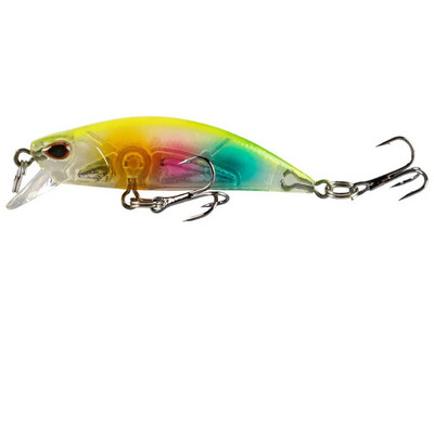 mini uppuvad Minnow voblerid 5,5 cm 5g forell Tehisplastist kõva sööt Jerkbait Crankbait Bass kalastustarbed