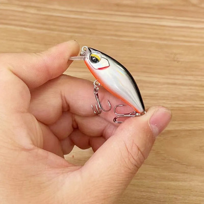 1 τμχ Sinking Minnow Fishing Lure 5cm 4,9g Mini Artificial Hard Bait Sharp Hook Pike Bass Crankbait Wobblers Trout Fishing Tacking