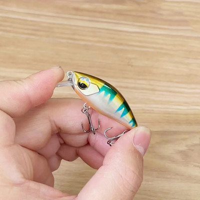 1 τμχ Sinking Minnow Fishing Lure 5cm 4,9g Mini Artificial Hard Bait Sharp Hook Pike Bass Crankbait Wobblers Trout Fishing Tacking